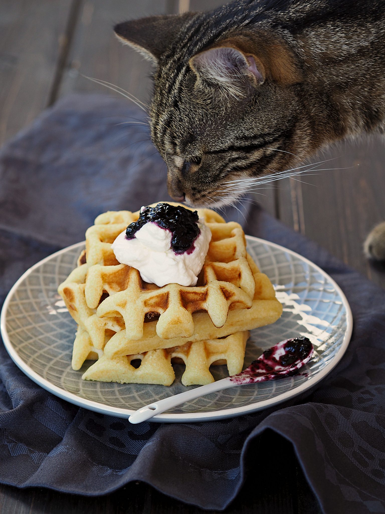 knusprige Waffeln