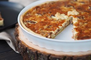 Quiche mit Pfifferlingen