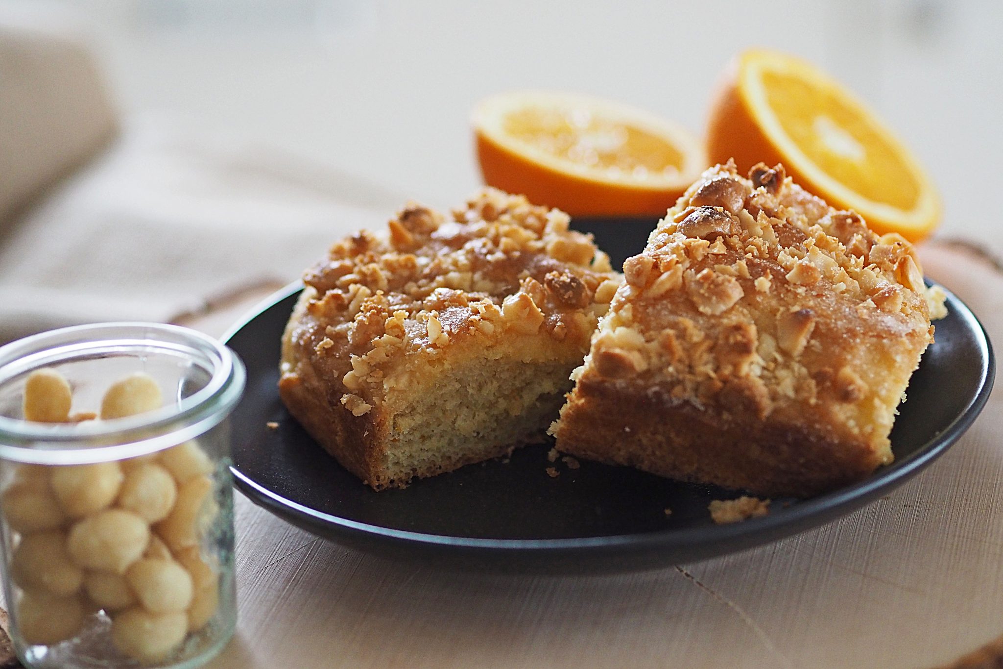 Butterkuchen mit Orangen