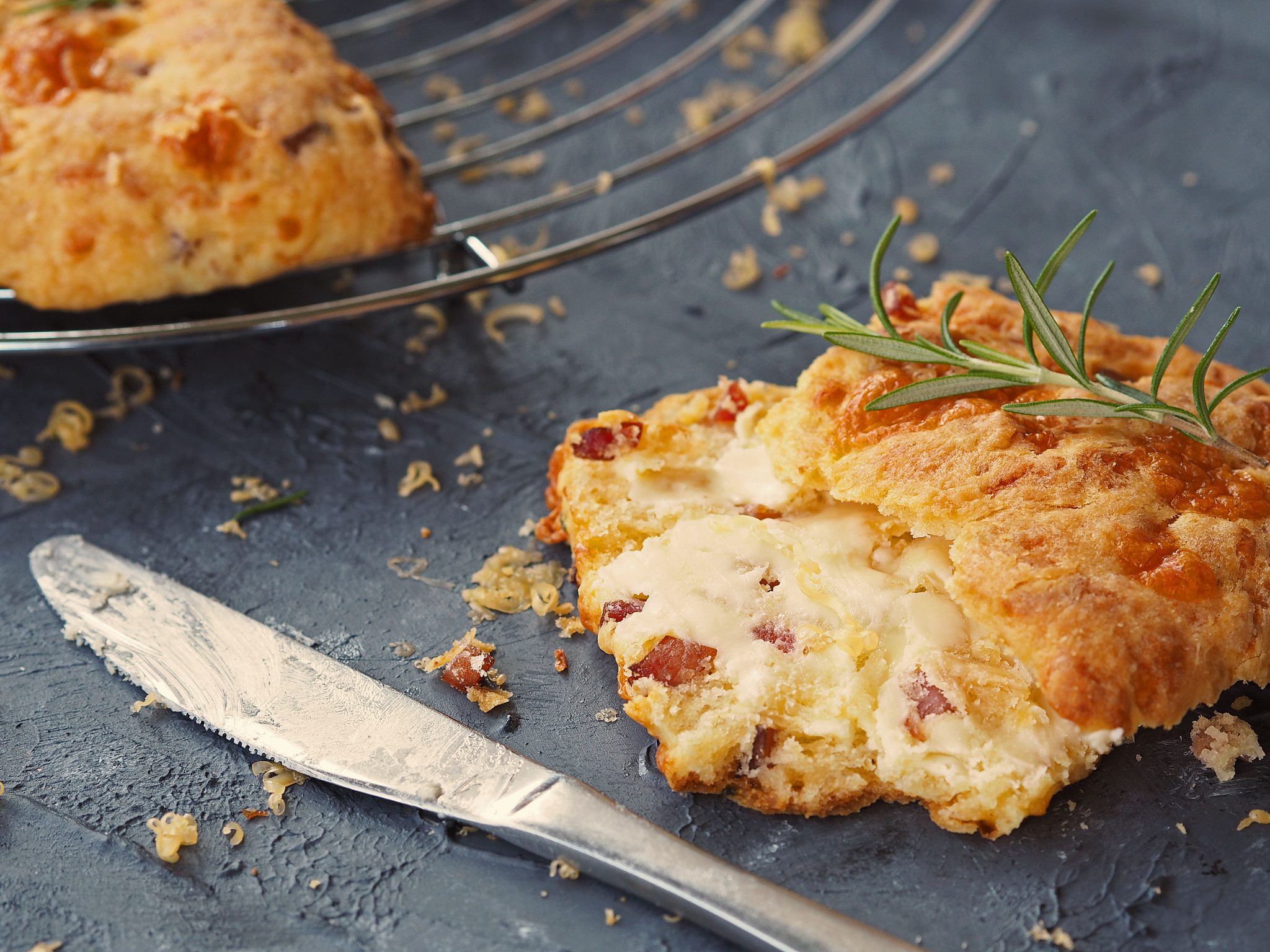 pikante Käse-Scones