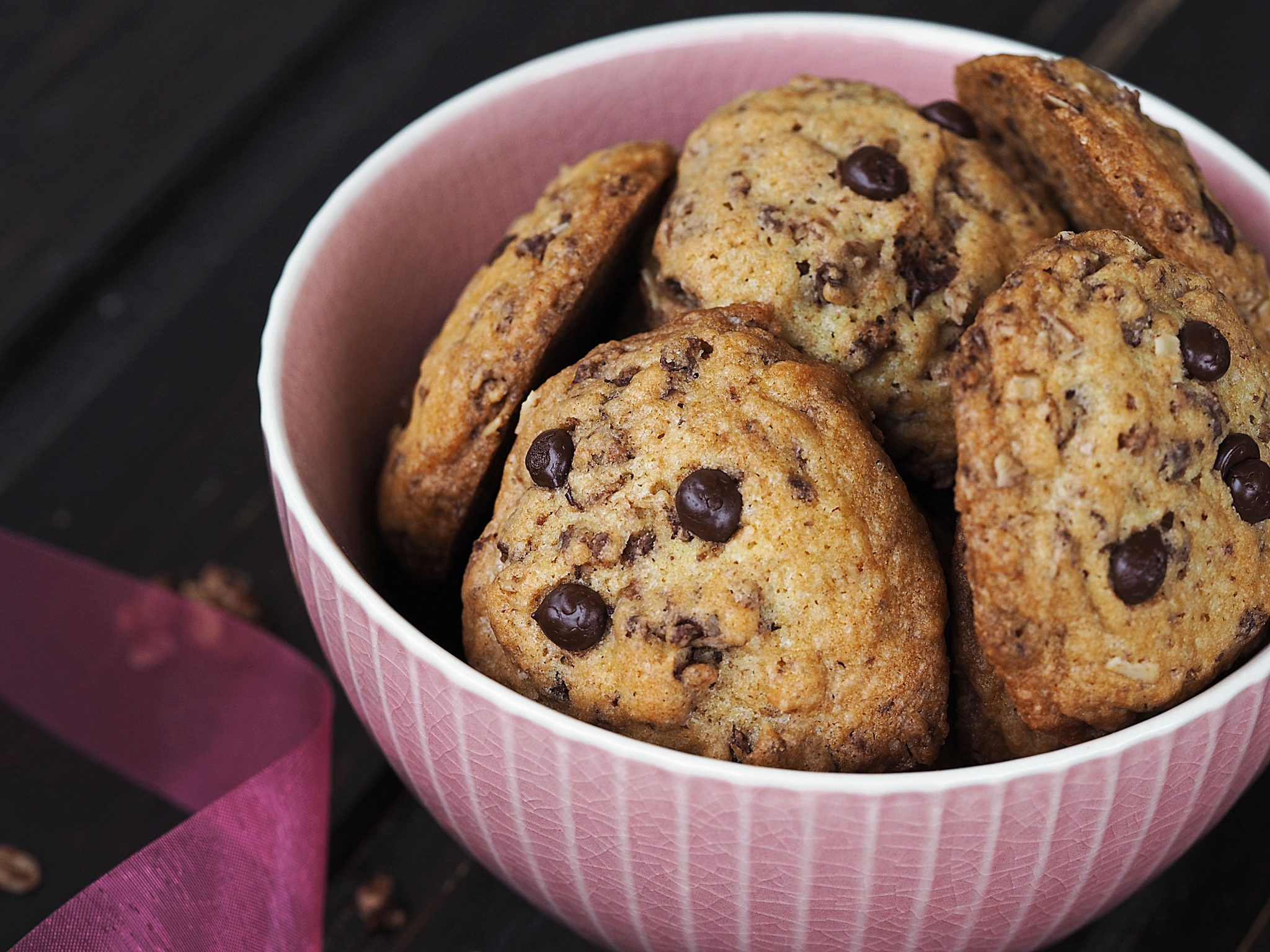 Chocolate Chip Cookies mit Knuspermüsli