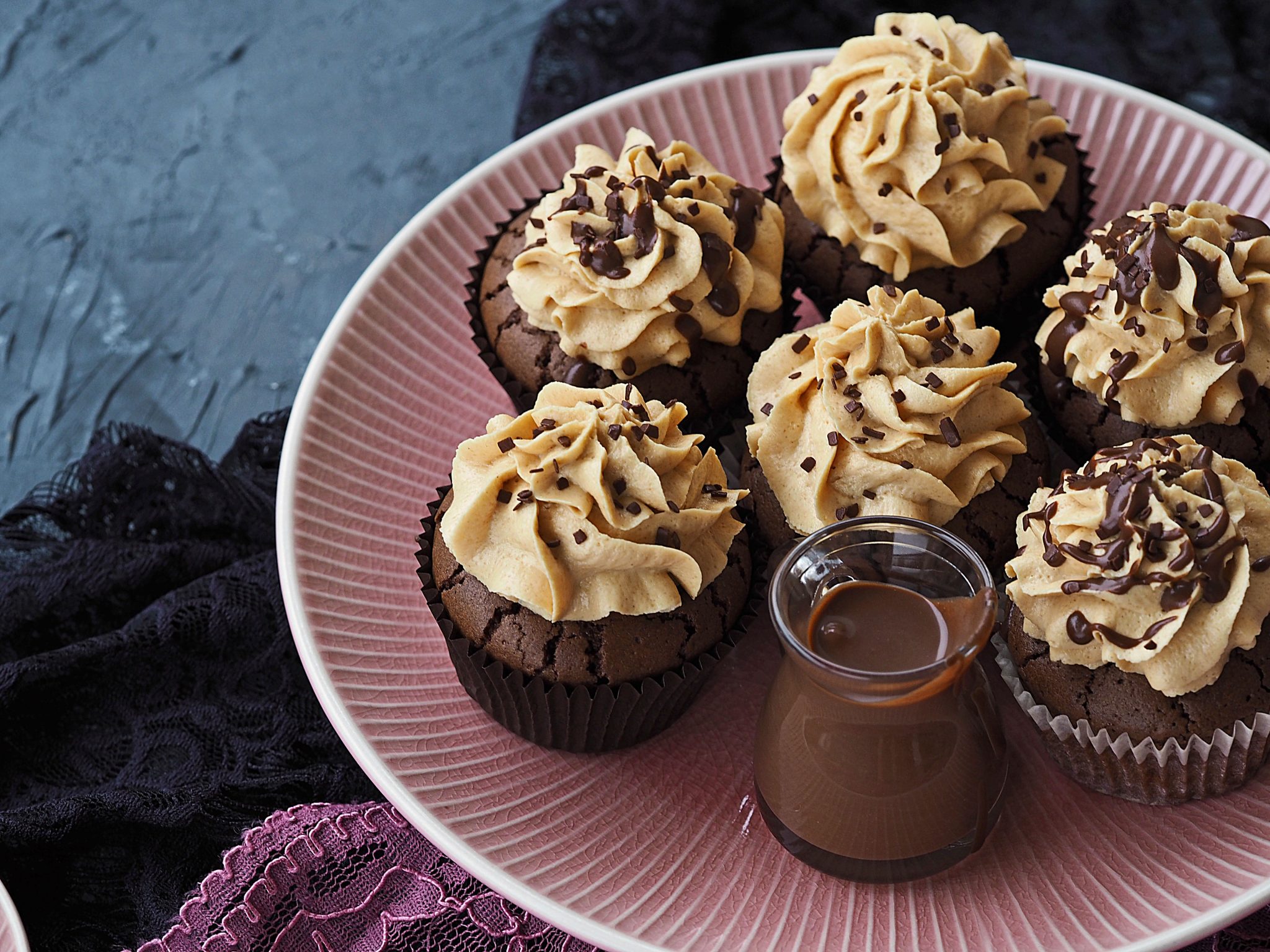 Erdnussbutter Cupcakes