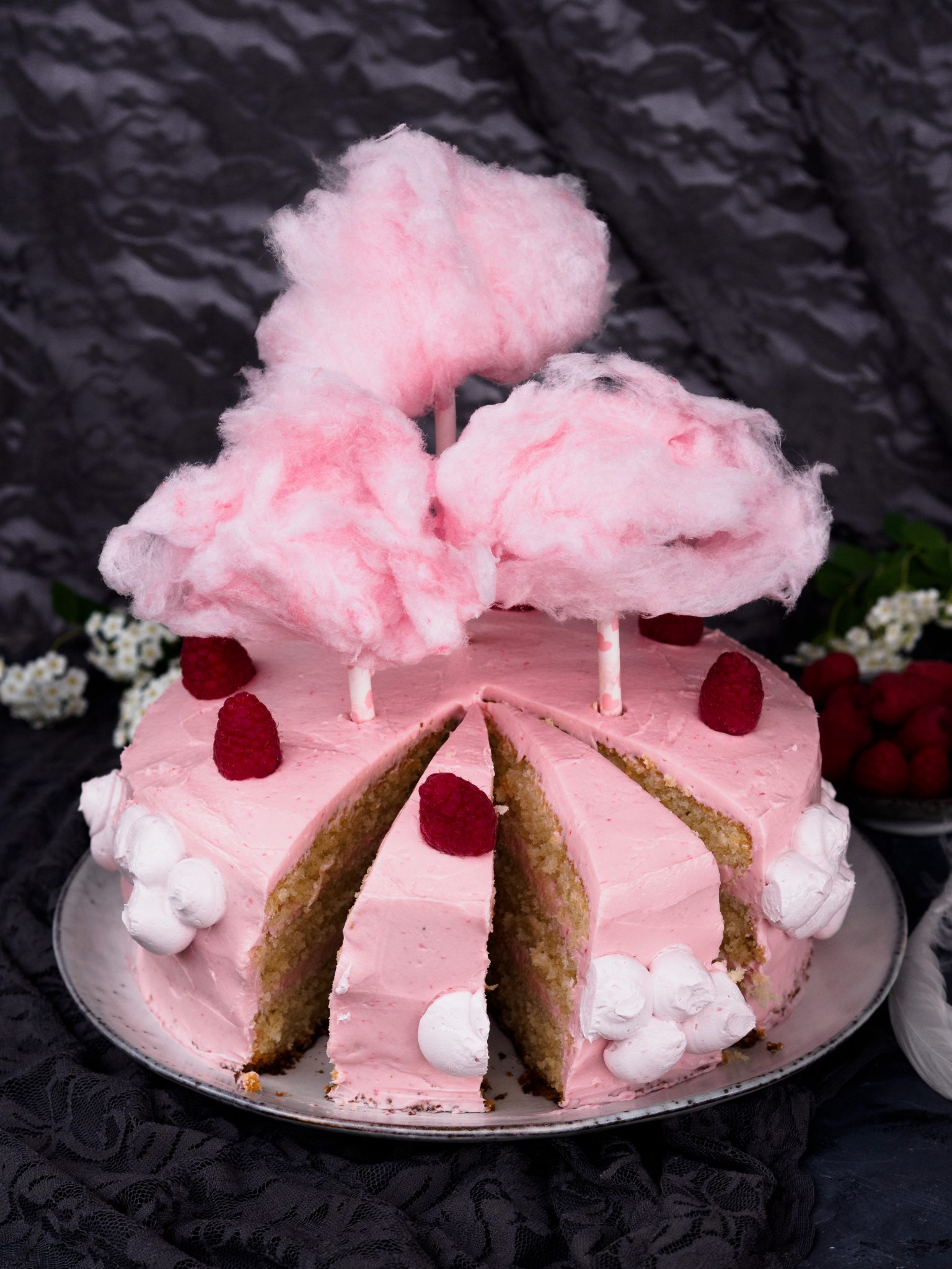 Himbeer-Kokos-Torte