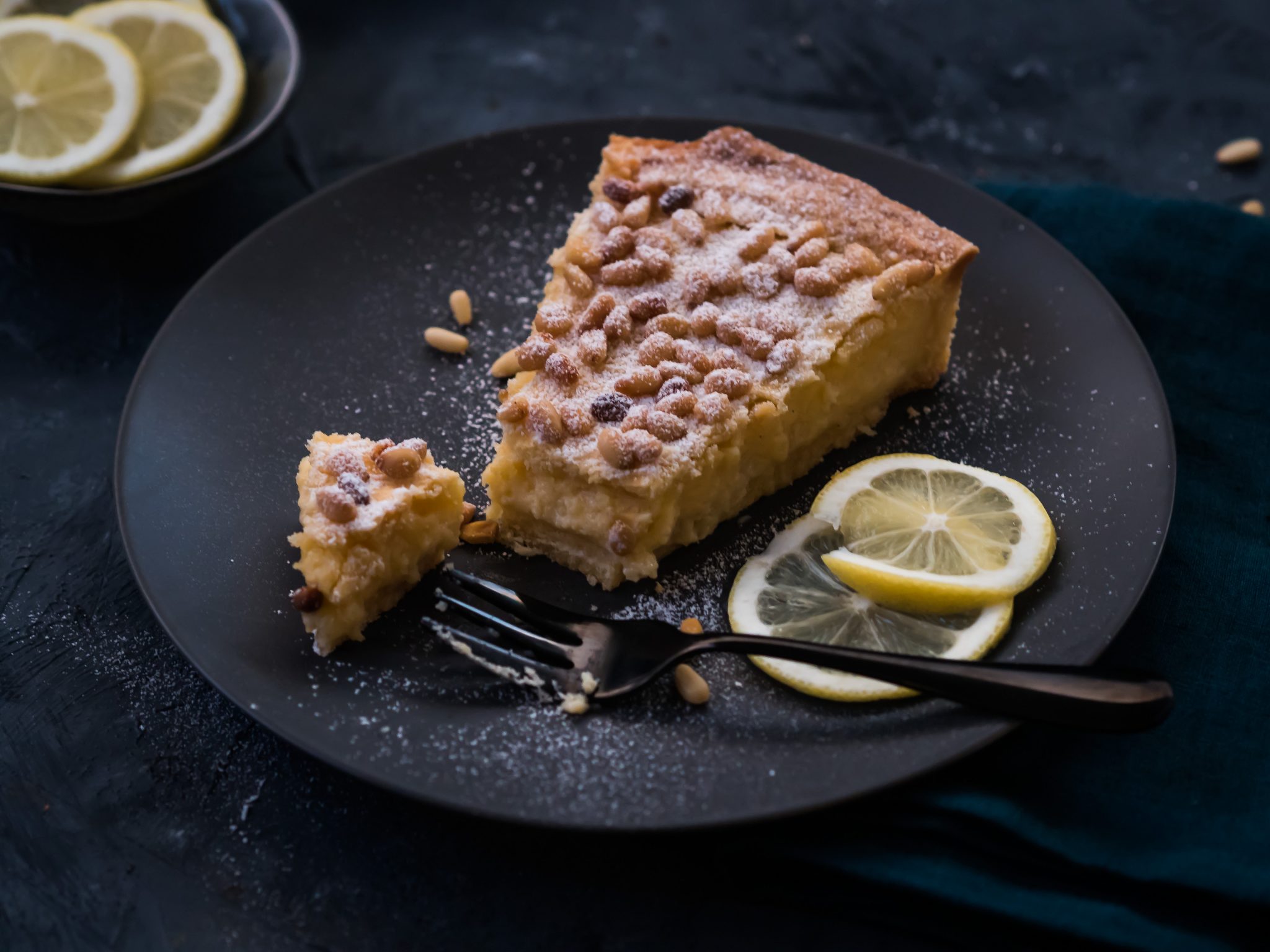 Gedeckte Pudding-Tarte